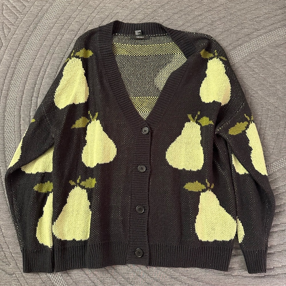 Forever 21 Pear Cardigan